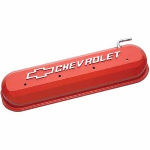 LS CHEV ALUMINIUM VALVE COVER WITHOUT COIL BOSSES - ORANGE